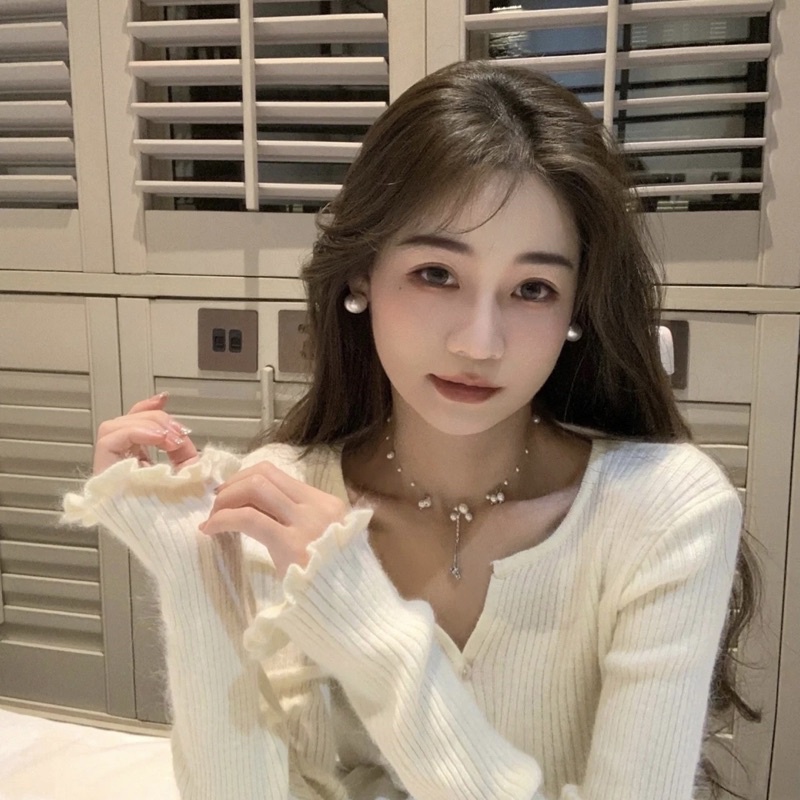 Vòng cổ Sợi cước ngọc trai nhân tạo quyến rũ sang chảnh VC69