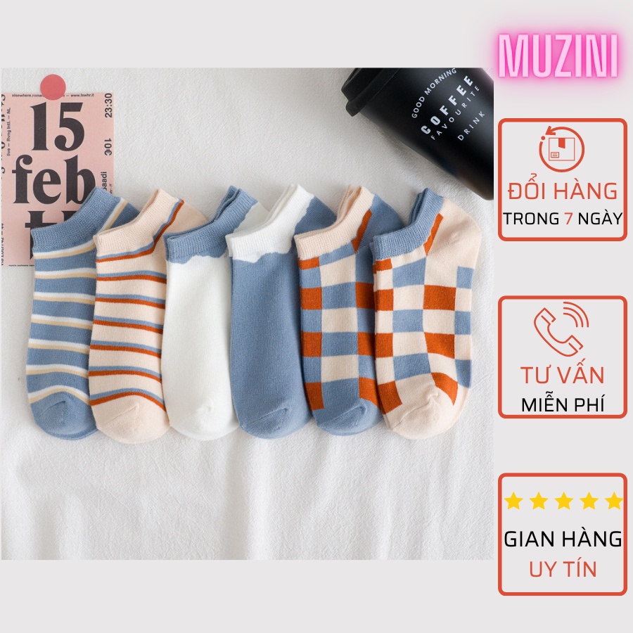 Tất cổ cao Muzini Vớ Hàn quốc phong cách valentine ngọt ngào TN59