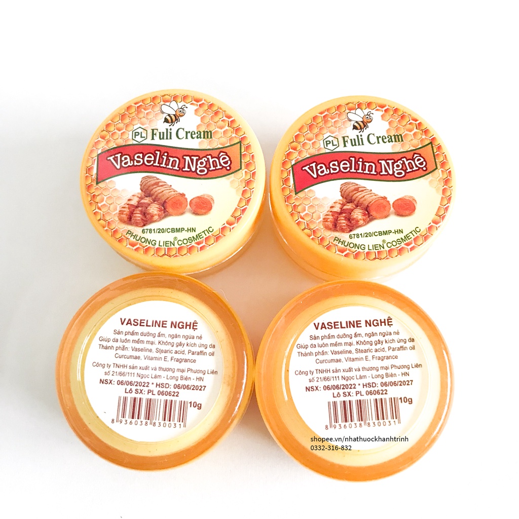 Kem nẻ Vaseline Nghệ , 10g