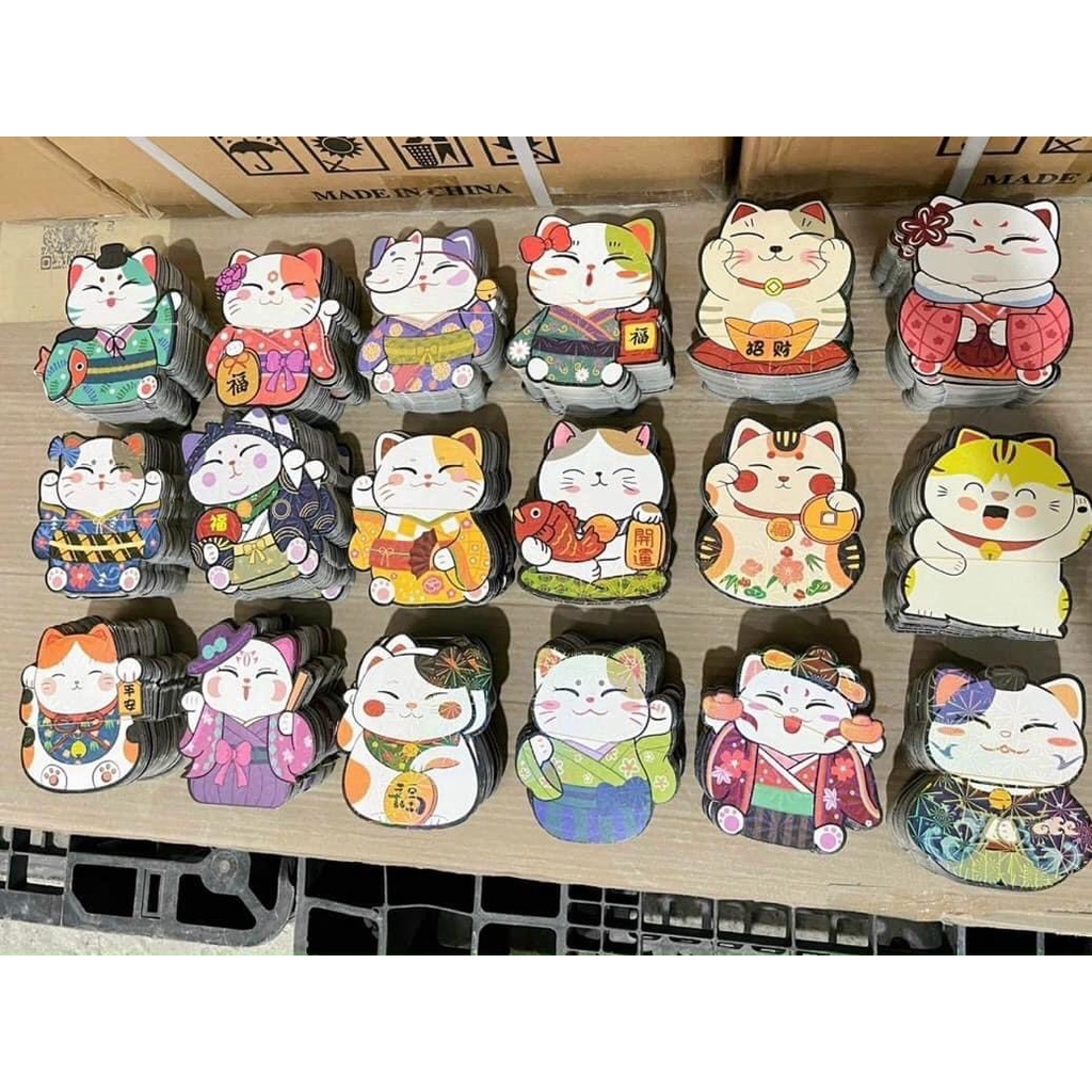 Lì Xì Chibi Tết 2023 Hàng Loại 1 Bóng Đẹp, Phong Bao Lixi Hoạt Hình Chipi Nhiều Mẫu