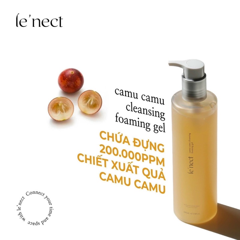 Sữa rửa mặt Trắng da Be'Balance Camu Camu Cleansing Foalming Gel 300ml