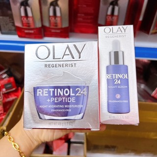 Combo kem + serum olay regenerist retinol 24