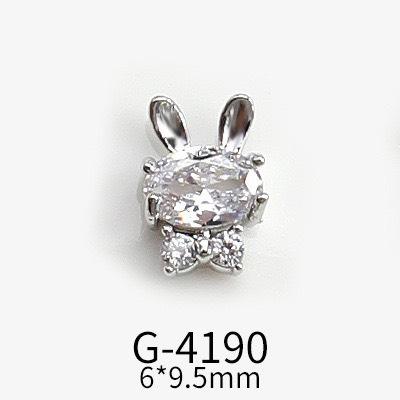 Charm nail thỏ đính đá cao cấp hot trend