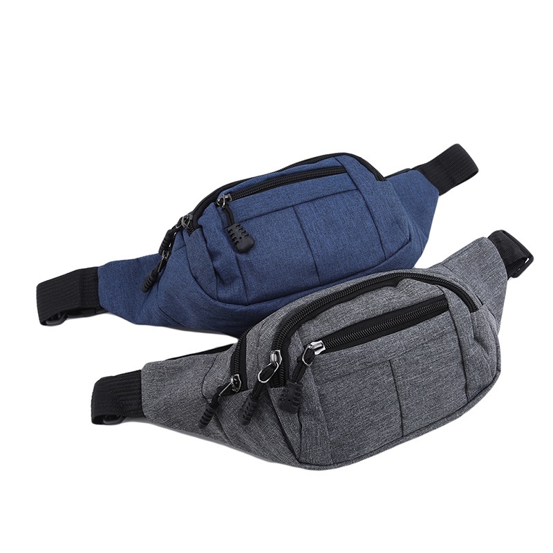 Túi Đeo Hông / Thắt Lưng Có Khóa Kéo Chống Nước Cho Nam