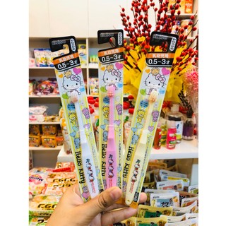 Bàn chải đánh răng trẻ em Hello Kitty (0.5 - 3 tuổi)