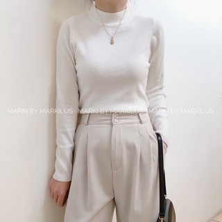 ÁO LEN MỊN CỔ 5P BASIC