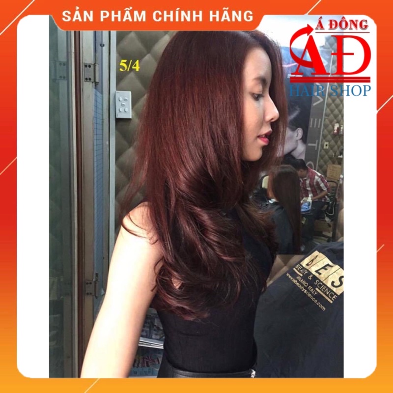 THUỐC NHUỘM THỜI TRANG ĂN BẠC CHOCOLATE HƯƠNG SOCOLA 123 100ML + OXY