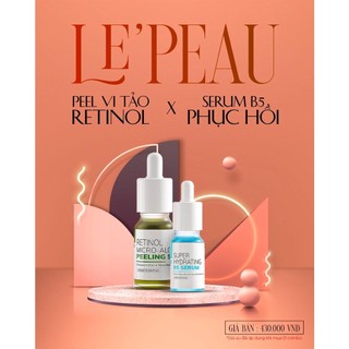 LE'PEAU - peel da vi tảo 7 ngày retinol chính hãng giá sỉ
