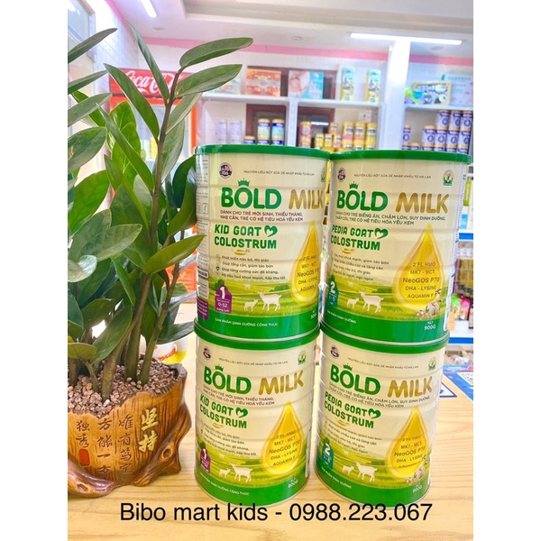 BOLD MILK PEDIA GOAT số 1,2 - sữa dê