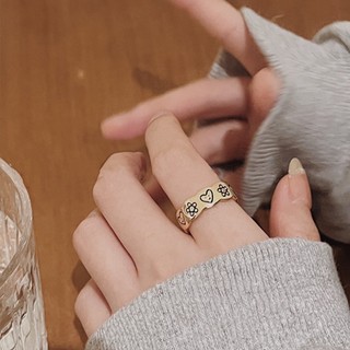 Larosa: Nhẫn mạ vàng khắc trái tim nữ tính