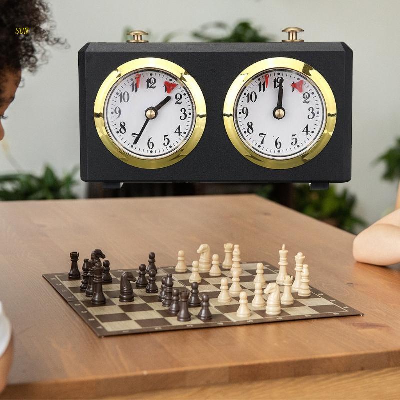 SUN Professional Chess for Play for Time Control Clock for Scrabble, Competitive Boa