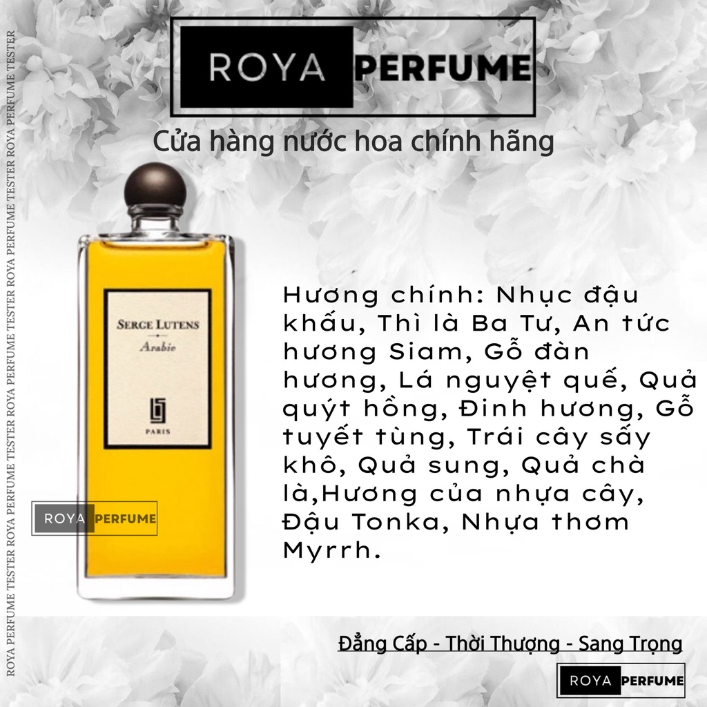 -𝑹𝑶𝑱𝑨- Nước hoa unisex SERGE LUTENS Arabie -𝑹𝑶𝑱𝑨-
