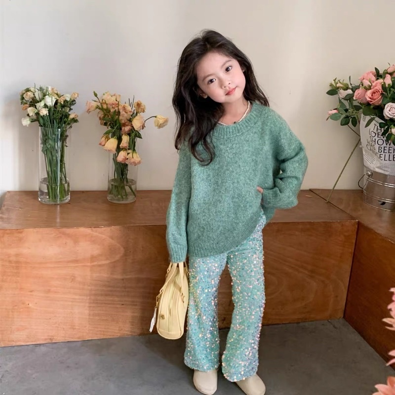 Áo len xanh 2 màu z.r cho bé (chọn ngẫu nhiên màu)