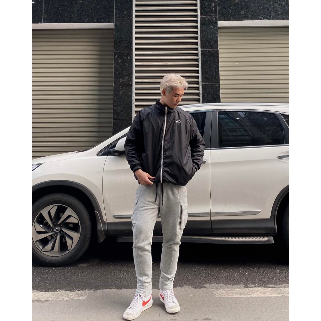 Quần Nỉ Amand Printed Pocket Cargo Pant - Grey