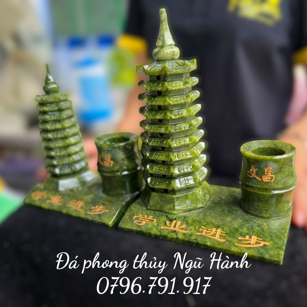 Tháp Văn Xương Ống Bút đá Serpentine