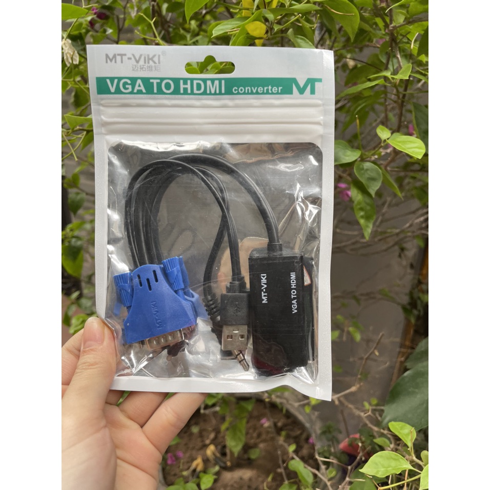 Cáp chuyển vga sang HDMI mới 100%