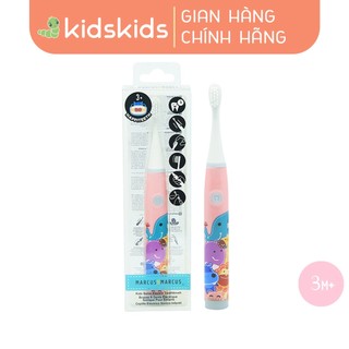 Bàn chải đánh răng chạy pin cho bé marcus & marcus, từ 3 tuổi - hồng