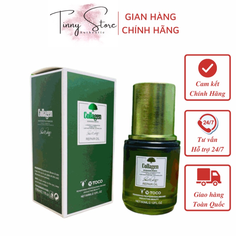 Tinh dầu dưỡng tóc Toco collagen 60ML