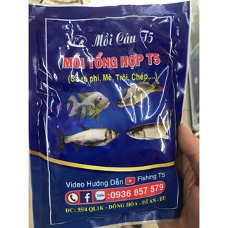 Mồi tổng hợp t5 mồi câu cá t5