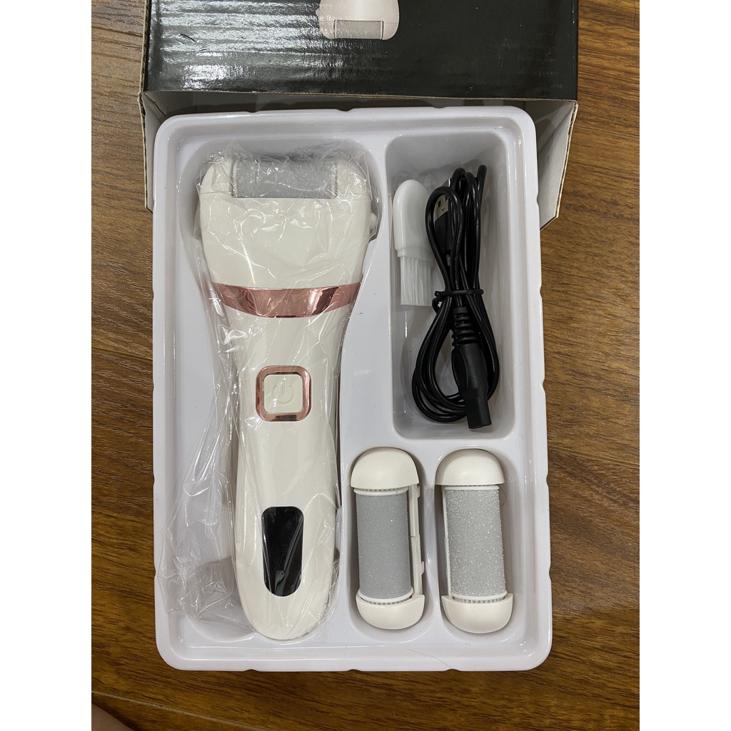 Dụng Cụ Chà Gót Chân Tẩy Tế Bào Chết Chuyên Dụng, Máy Mài Gót Chân 3 Chế Độ Hiển Thị màn hình LCD Cao Cấp