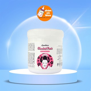 Kem ủ trắng da Apatheia Glowing Pack 500g Nhật Bản trắng da toàn thân, cấp ẩm, duy trì làn da căng bóng, rạng rỡ