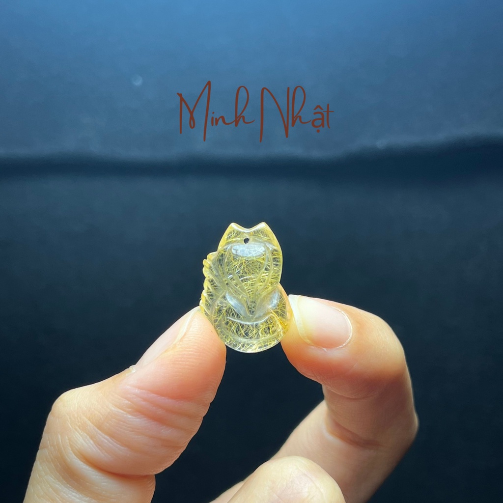 Hồ ly tóc vàng thiên nhiên size cổ nhỏ