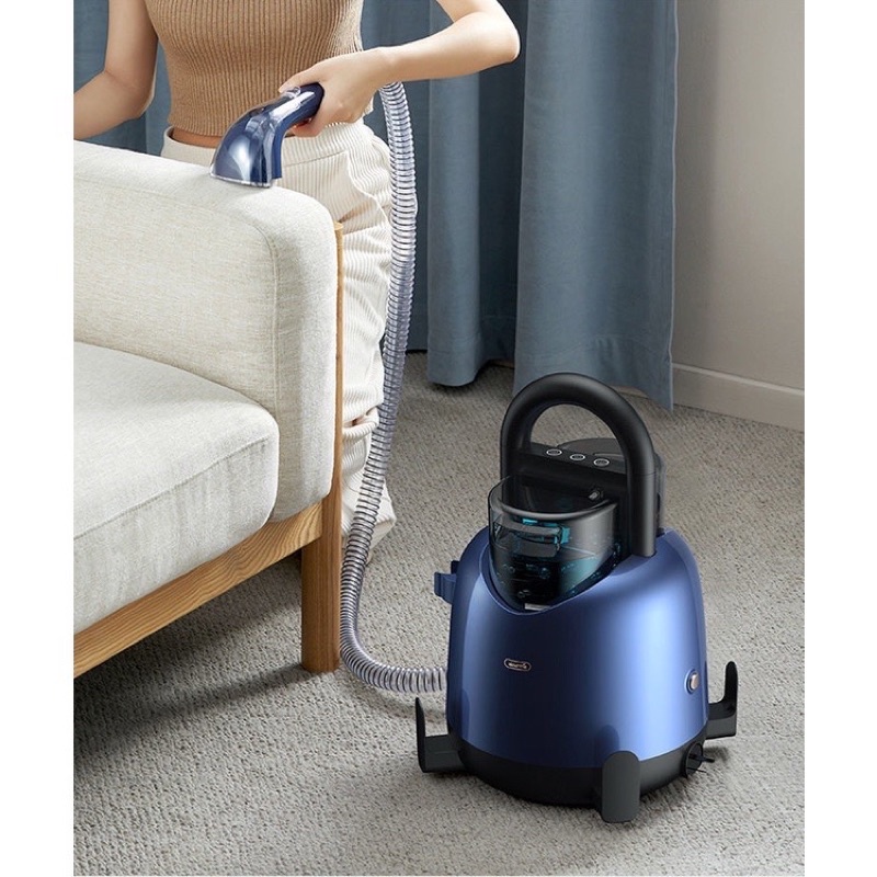 Phiên bản mới  Máy giặt sofa,thảm,rèm cầm tay đa năng Deerma BY200 Gia Nhiệt nước nóng