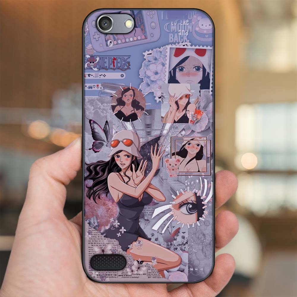 Ốp lưng Oppo A33 Neo 7 viền đen in hình Nico Robin One Piece Đảo Hải Tặc