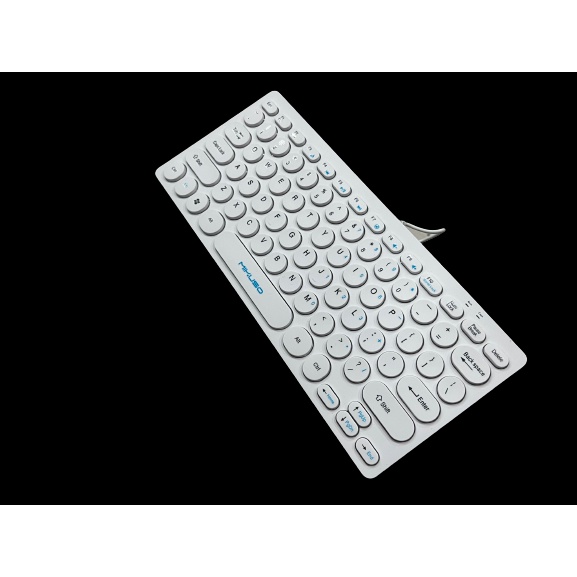 bàn phím mini laptop phím tròn mỏng gọn MIKUSO KB 003U usb trắng, SIÊU RẺ