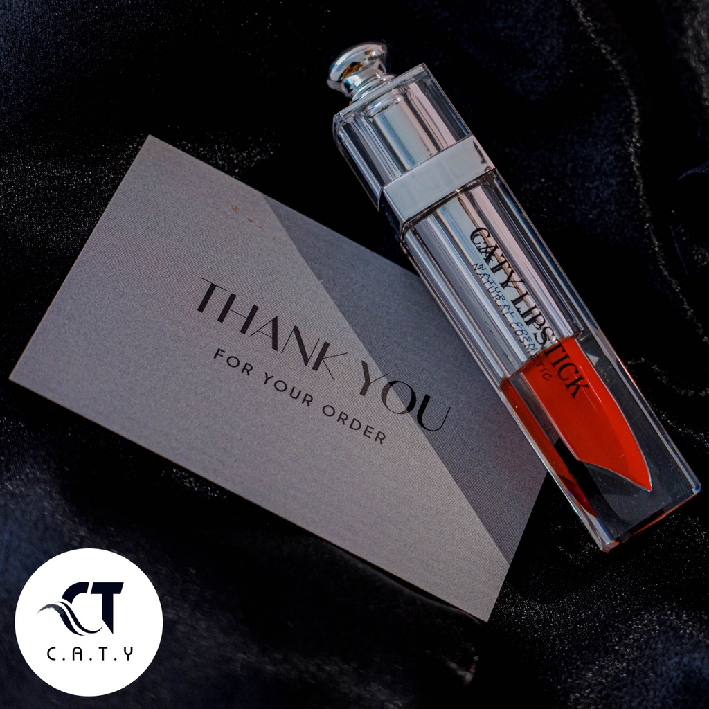 Son Môi Collagen CATY Chất Mềm Mịn - Siêu Lì - Không Chì - Son Môi Ăn Không Trôi 4,5g