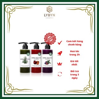 Sữa rửa mặt rau củ thải độc Super vegitoks cleanser Wonder bath Full size , 300 ml chính hãng Hàn Quốc [ Tặng Mini ]