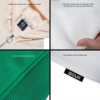 Áo Hoodie Zip GOUNI Logo Basic