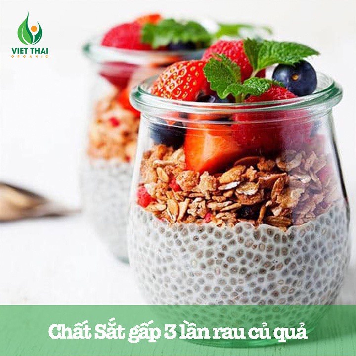 Hạt Chia Úc 1KG [Giảm Cân - Ăn Kiêng] Hạt Chia Hữu Cơ Chuẩn Organic Chất Lượng Sạch - Đều - Đẹp