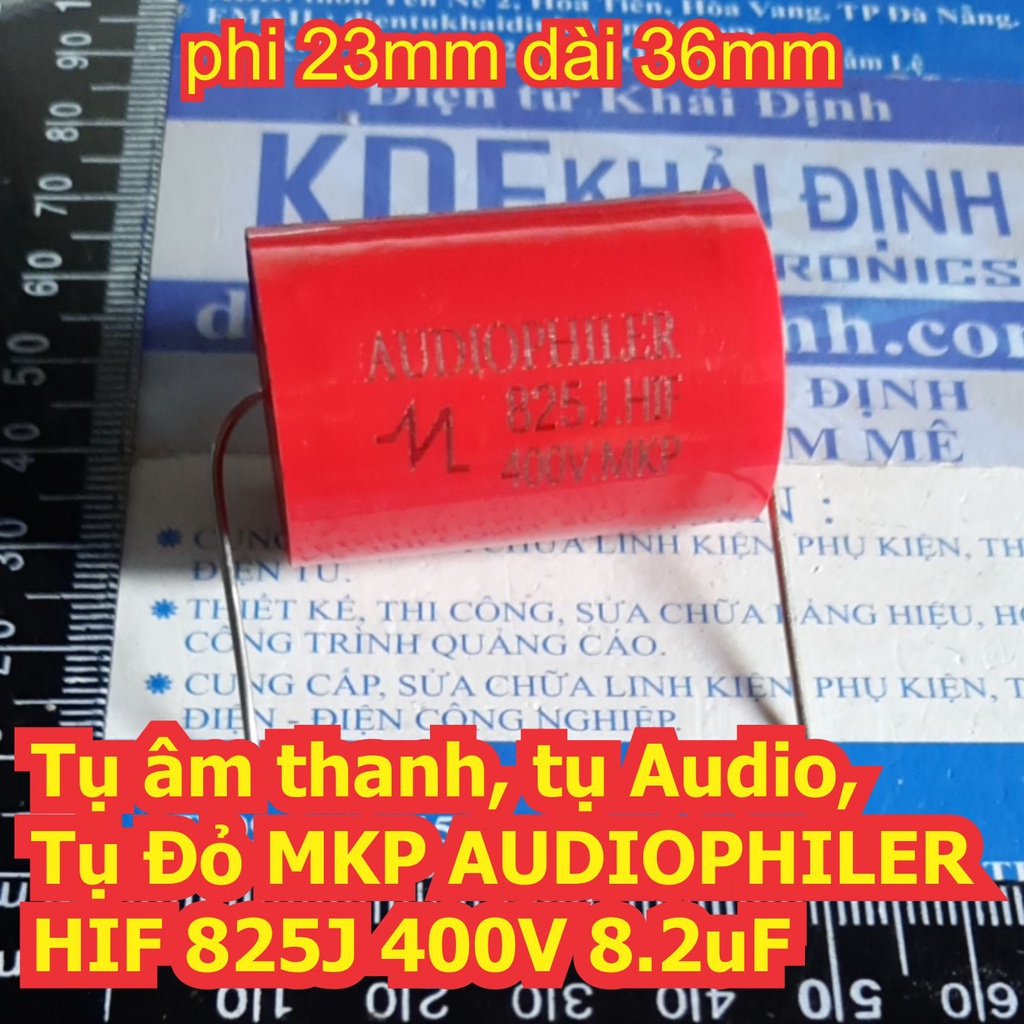 Tụ âm thanh Audio Tụ Đỏ MKP AUDIOPHILER HIF 400V 0.47uF~20uF 474 105 155 225 275 335 475 565 685 825 106 126 206 kde7644