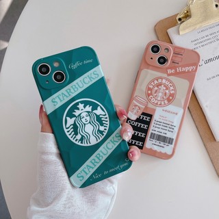Ốp Điện Thoại Mềm Chống Sốc In Hình Starbucks Thời Trang Cho iPhone 14 13 11 12 Pro Max XS XR Plus