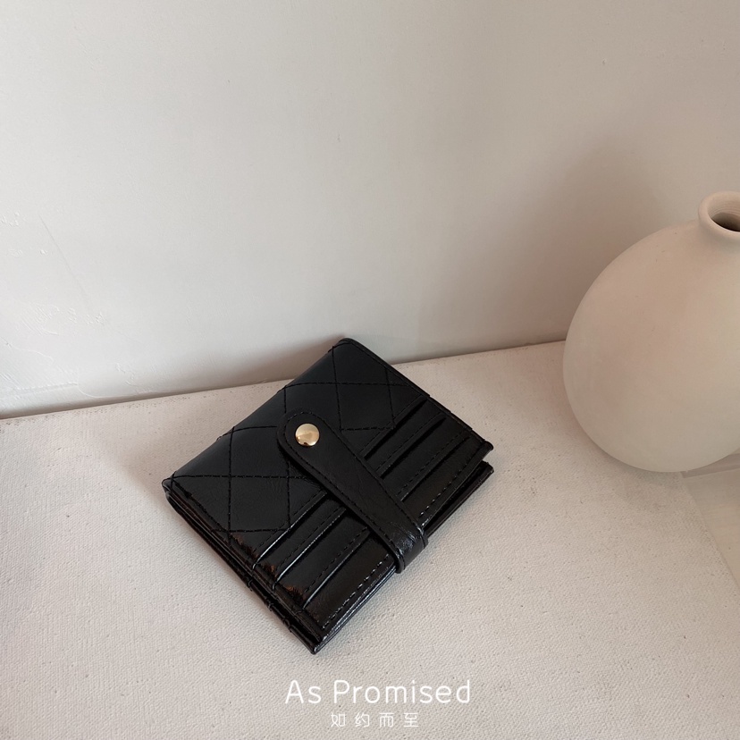 Ví đựng thẻ tiền 2 trong 1 mini Juny nữ da basic 22S