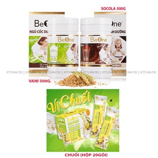 Ngũ cốc dinh dưỡng beone hộp 500gr dinh dưỡng toàn diện sẵn 3 vị
