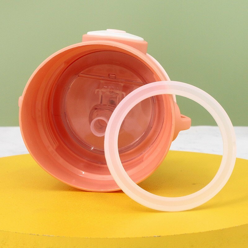 Màu hồngkem Bình nước giữ nhiệt mang đi học cute có chong chóng siêu sinh cho bé