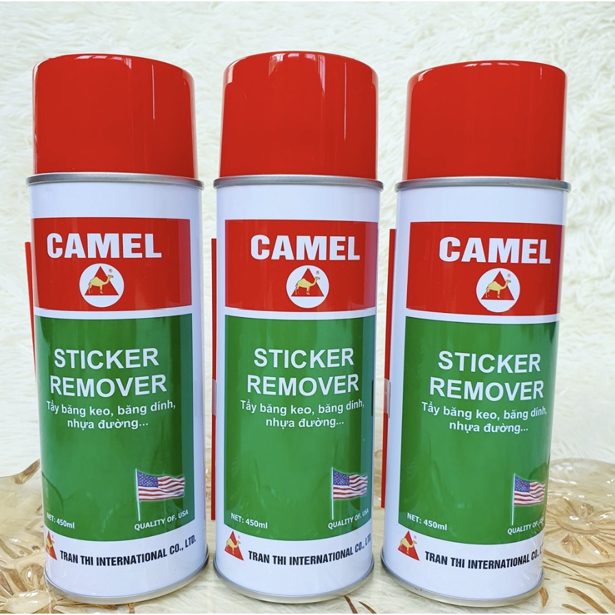 Bình xịt băng keo Linh Anh Car - Chai xịt tẩy keo Camel