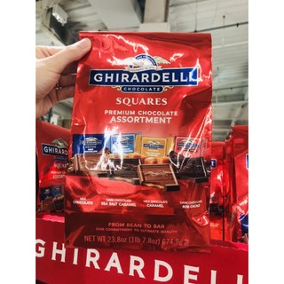 Kẹo socola cao cấp ghirardelli chocolate squares premium chocolate assortment 674,9g - usa