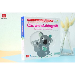 Sách chuyển động thông minh đa ngữ Việt - Anh - Pháp
