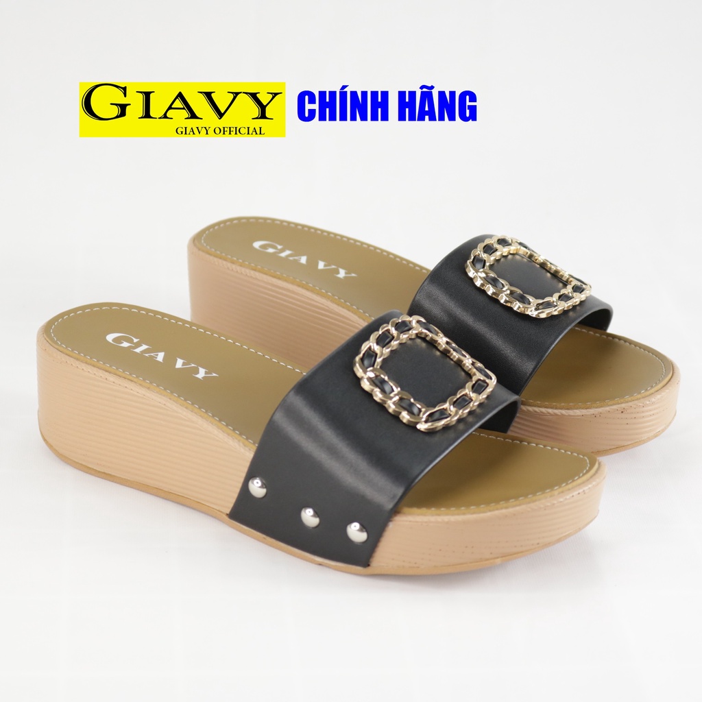 [Mới] Dép nữ Giavy đế xuồng cao 5 phân UC59