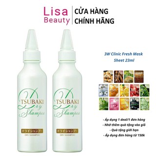 Dầu gội khô tsubaki dry shampoo 180ml