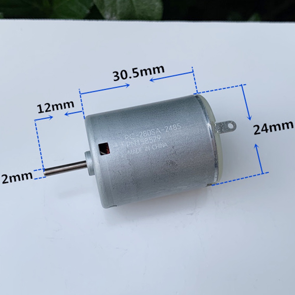 Động Cơ Chổi Than Mabuchi Mini RC-280SA-2485 DC 7.4V DC 5V-9.6V 8000-17000RPM Tự Làm Thủ Công