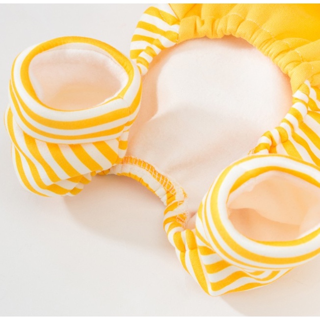 JUM HƯƠU VÀNG KÈM TÚI XINH XẮN, LÓT LÔNG ẤM ÁP MÙA ĐÔNG CHO THÚ CƯNG