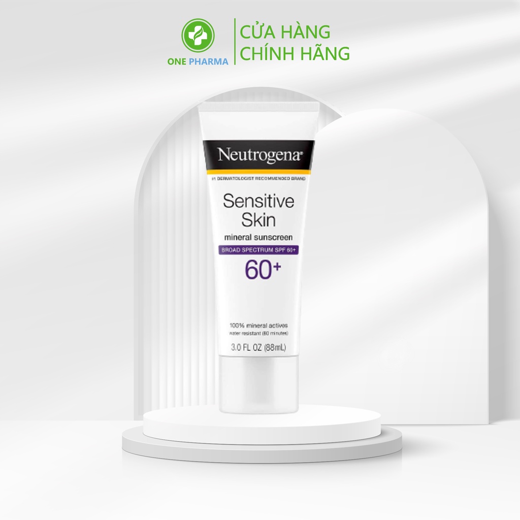 Kem chống nắng cho da nhạy cảm Neutrogena Sensitive Skin Sunscreen Broad Spectrum SPF 60+ 88ml