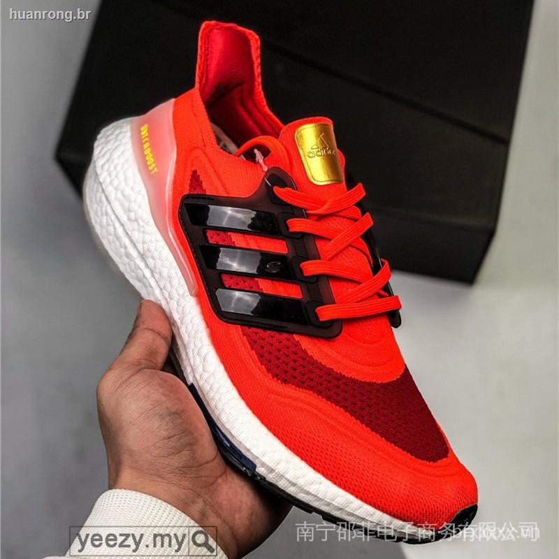 Giày Thể Thao Adidas Ultra Boost ultabost Ub7.0 2021 Unissex Màu Đen / Trắng / Đỏ Cá Tính