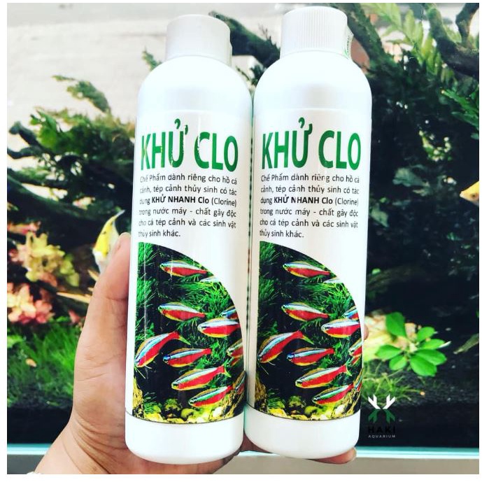 Khử Clo Nước Máy - Khử Clo Nước Mới Cho Hồ Cá Cảnh, Thủy Sinh