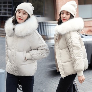 Áo phao trần bông mũ lông kiểu dáng hàn quốc ulzzang ,áo phao nữ , áo phao mùa đông ,áo khoác mùa đông ấm áp dầy dặn