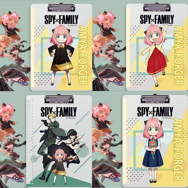 Bìa Kẹp Tài Liệu Giấy A4 Họa Tiết Anime SPY x FAMILY Loid Forger Anya Forger Yor Forger